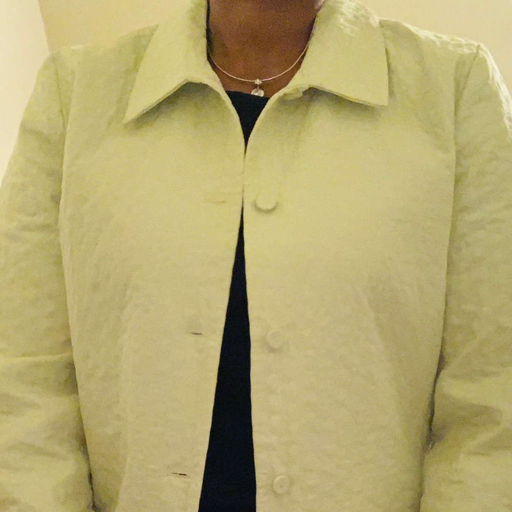 Eileen Fisher Button Front Jacket Medium - Picture 13 of 14
